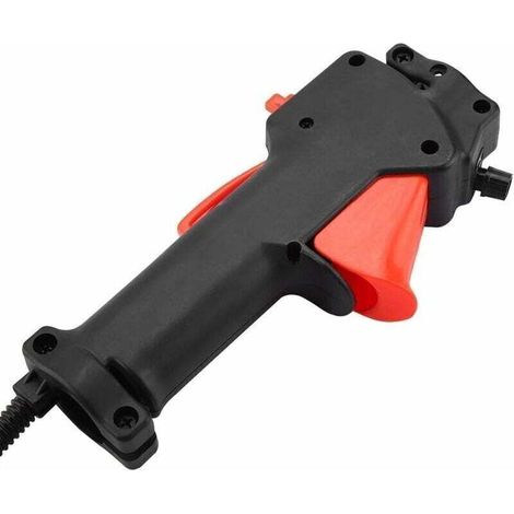 UlisemDébroussailleuse Ensemble Commande - Tondeuse À Gazon Trimmer Switch Poignée Gâchette Câble Débroussailleuse Accessoires, 26mm (1/4)