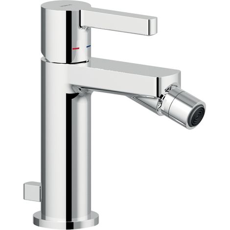 Nobili Lira series LR116119/1CR bidet mixer with 1 1/4" waste Chromé - Laiton (1/3)