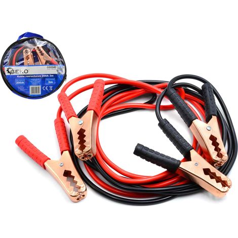 Cables de arranque 200A 3m (10) (1/4)