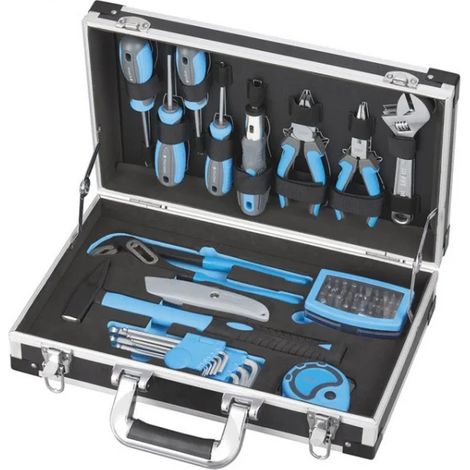 Fervi 0434 Valigetta con assortimento utensili 53 Pz.