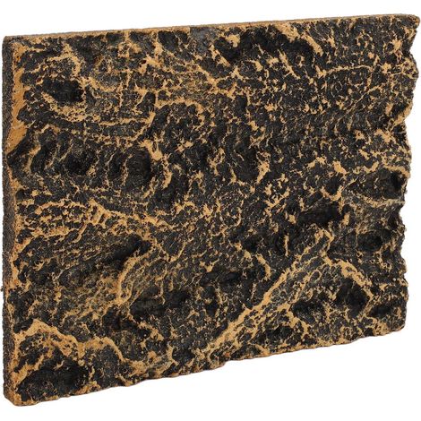 Fond de terrarium rocheux, texture transparente haute imitation, en PU, pour reptiles, avec support pour grimper et décoration, 17,5 x 13 cm / 6,89 x 5,12 pouces (1/5)