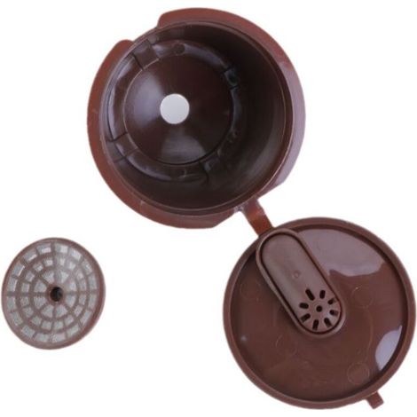 Bardusch - Capsule réutilisable machine café grande capacité 51-100 ml, utilisation simple, café sain sans additifs, durable écologique (1/2)