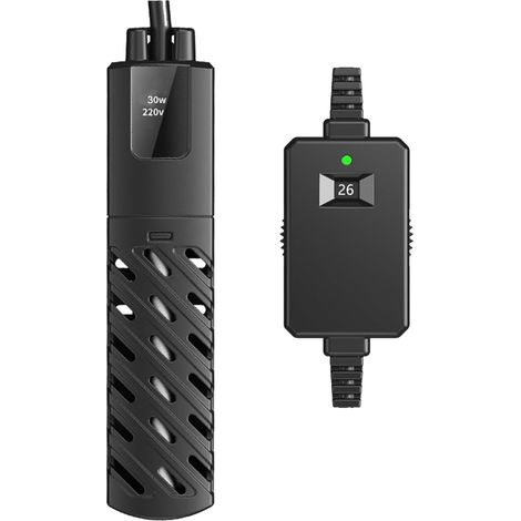 Mini Chauffage d'aquarium 15L, 100-240 V, 50/60 Hz, Plage de contrôle de la température : 20 °C à 34 °C, utilisé pour Aquarium et Aquarium PTC Isolation Thermique constante Automatique Fine (1/5)