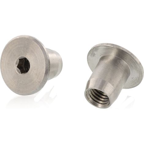 Hülsenmuttern Hülsenschrauben M10 Innensechskantschrauben Länge 18 mm Edelstahl