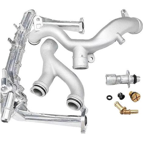 Kit de système de tuyauterie d'eau de refroidissement en métal amélioré LR090630 LR092992 LR122710 pour Land Rover Jaguar XE XF XJ F-Type 3.0