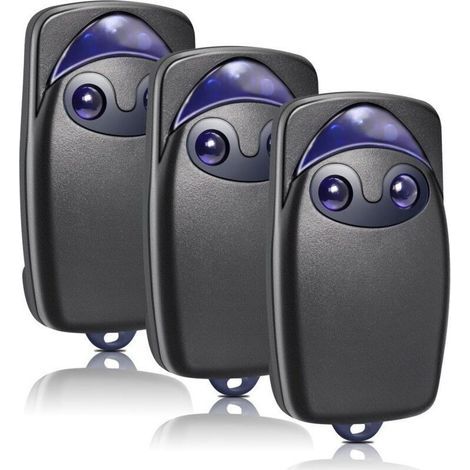 Telecomando per cancello per Flo2r-s, 3 pezzi 433,92 MHz Telecomando per porta da garage compatibile con Flo2R-S, 2 canali (1/4)