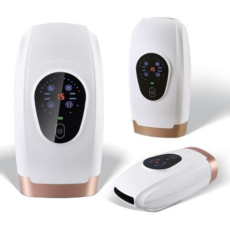 Appareil de massage pour les mains, appareil de massage électrique doté de fonctions de chauffage et de pression d'air, pour soulager les douleurs au niveau des poignets et des doigts (1/5)