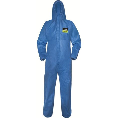 Uvex 8997614 Overall Disposable Coveralls blau 3XL (1/5)