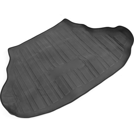 Tapis de coffre en PVC adapté aux modèles Honda City 2008-2014, imperméable et résistant aux rayures, avec tapis de rangement. (1/5)