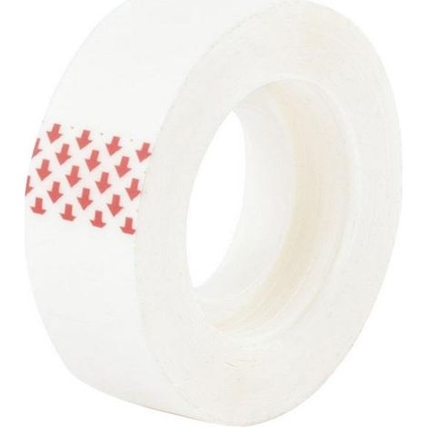 Nastro adesivo invisibile per ufficio 50 mc 19 mm x 33 m (8 pezzi) D.REC