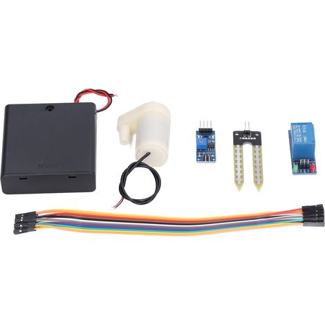 Kit d'arrosage électronique à monter soi-même, module de système d'irrigation automatique, pompe à capteur d'humidité du sol (1/5)