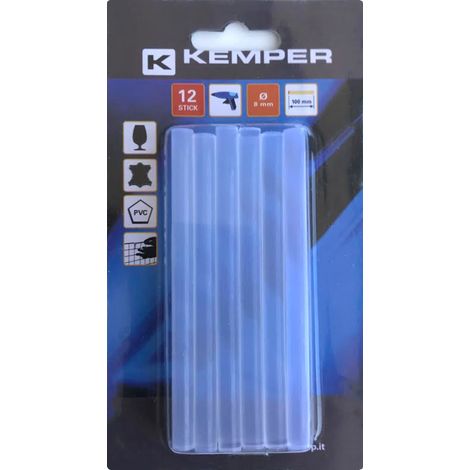 Bâton de colle Kemper 1765 12x100 mm 12 pcs . transparent