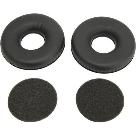 Qiilu coussinets d'oreille pour AKG Coussinets d'oreille de remplacement Coussins d'oreille en cuir pour casque AKG K121 K121S K141 (1/4)