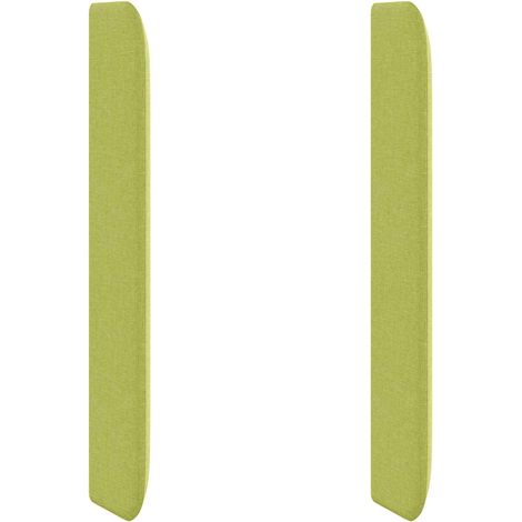 Kopfteil Ohr Grau 80 x 16 x 4 cm Stoff vidaXL
