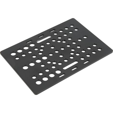 Plaque de portique en aluminium haute résistance, anodisée noire, pour imprimante 3D, guide linéaire universel pour fraiseuse. (1/5)