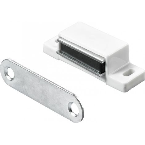 4er Set HETTICH Kunststoff-Magnetverschlüsse, L.14,5 x B.45,3 mm HETTICH