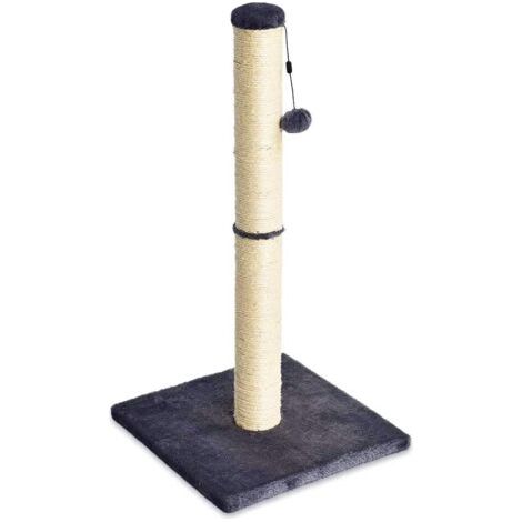 Katzenkratzbaum Größe M - 40.01 x 40.01 x 80.01 cm, Grau, Mittel (1/5)