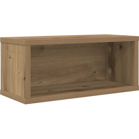 CD Storage Rack Artisan Oak 40 x 17 x 17 cm Engineered Wood vidaXL (1/5)