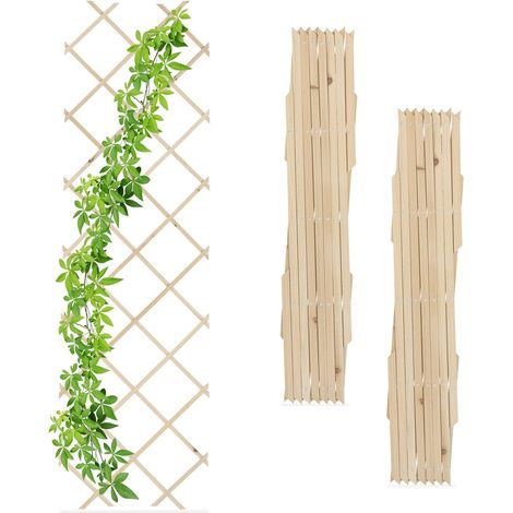 Enrejado extensible para plantas, 180 x 60 cm, paquete de 3