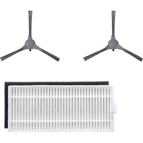 Lot de 3 pièces filtre de rechange &brosse latérale accessoires pour Coredy 3500 R3500 R3500S R750 aspirateur robot Highly Efficient (1/5)