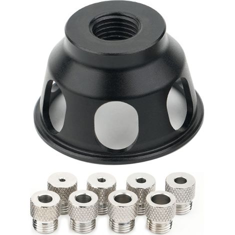 Vertical Hole Punch Locator Aluminum Alloy 3 to 10mm Drill Bit Jig Vertical Drilling Fixture (1/5)