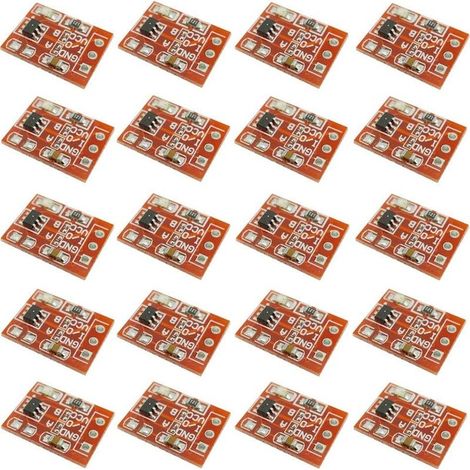 20PCS TTP223 bouton de commutation tactile capacitif Module de commutateur autobloquant (1/5)