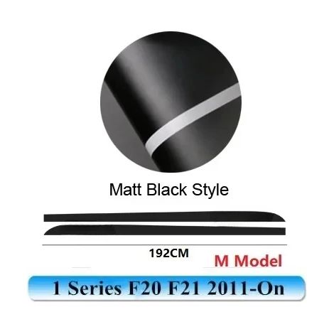 (Matt192cm pour modèle M) 2 autocollants de bas de caisse pour BMW E90 E92 E93 F20 F21 F30 F31 F32 F33 F34 F15 F10 F01 F11 F02 G30 (1/3)