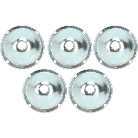 5ABAT-JOUR MINIER FILETAGE INTERNE G3/4 EN FER POUR ENTREPÔT, USINE, ÉCLAIRAGE INDUSTRIEL, 15CM (1/5)