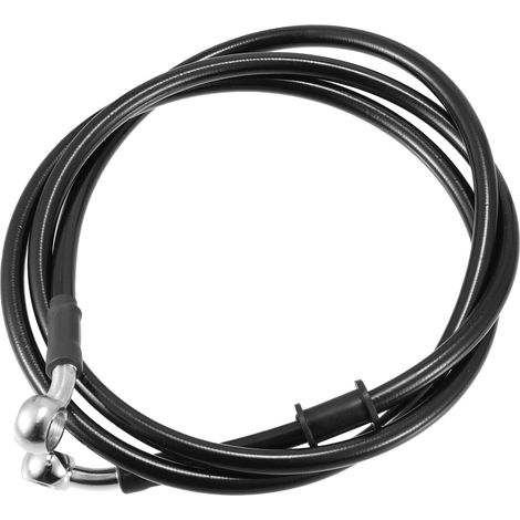 Tuyau De Frein Hydraulique Pour Moto Noir 55.12" 10mm ID 1 Pc (1/5)
