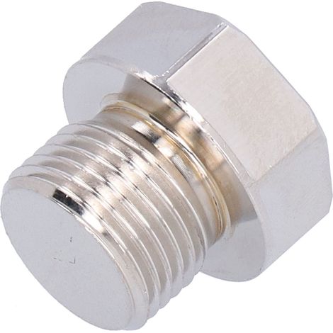 Bouchon de capteur d'oxygène O2 M18x1, 5, raccord en fer de haute dureté, accessoire universel pour voiture (1/5)