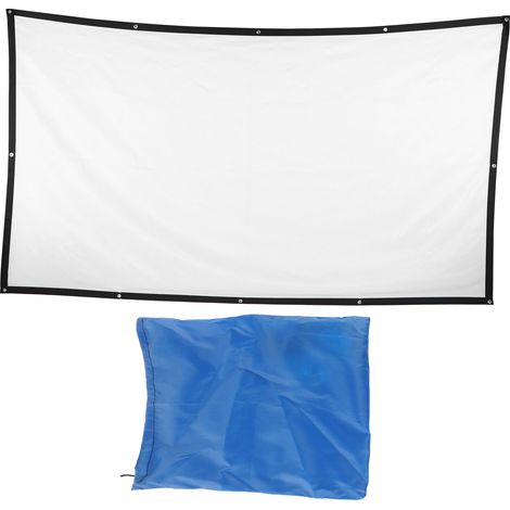 Écran de cinéma extérieur 120 pouces pliable anti-pli 16:9 HD portable pour home cinéma (1/5)