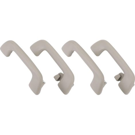4pcs Auto Roof Poignée Haute Résistance Abs Tirage Poignée de Toit Grip Confortable Poignée de Saisie du Toit pour 2007‑2013 Gray (1/5)