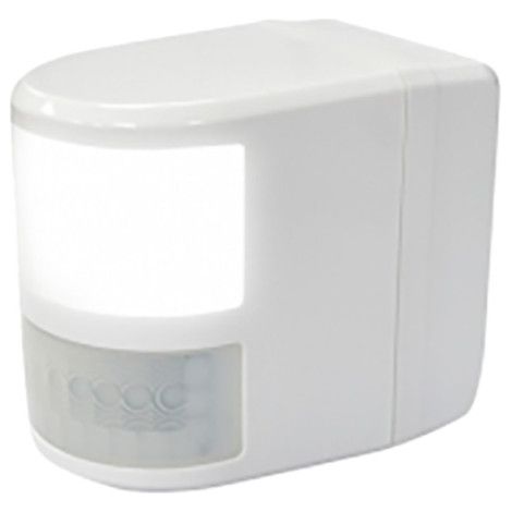 Détecteur de mouvement 180° LED crépusculaire IP54 12m portée