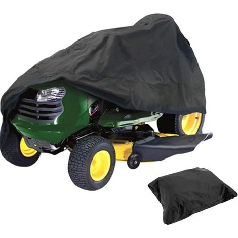 Housse de protection imperméable pour tondeuse autoportée - Protection UV - Pour tracteur de jardin - M (177 x 110 x 110 cm). (1/5)