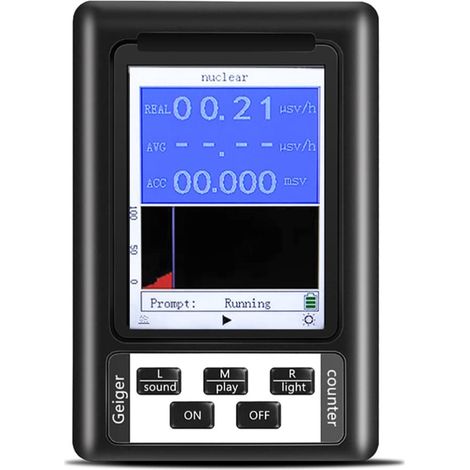 Compteur Geiger Portable, détecteur de rayonnement, testeur de rayons X Gamma β, radioactif multifonction (1/5)