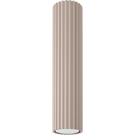 Plafonnier carbone 1 GU10 taupe ALU sollux SL.1778 (1/5)