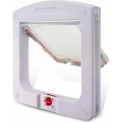 Catte pour chat dogs Small pussy door 4 -way lockable 4 -way easy to install. (1/5)