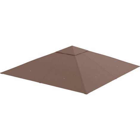 Outsunny Tetto di Ricambio Telo Sostitutivo per Gazebo Traspirante Ф3m (1/5)
