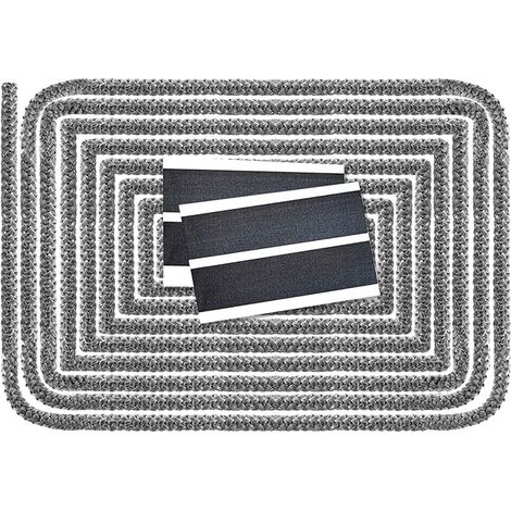 Fireplace Insert Seal for Wood Stove with End Strip (Φ 6 mm x 2.5 m) (1/5)