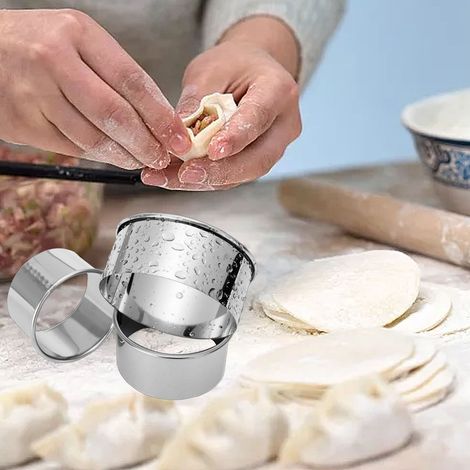 Runde Ravioliform aus Edelstahl, 3-teiliges Set (1/5)
