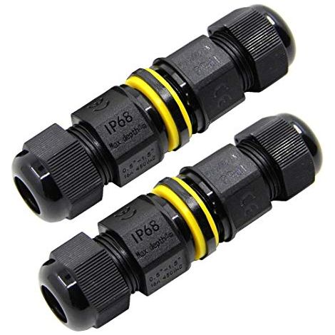 Scatole di giunzione impermeabili IP68 per esterni con 2 prese M20 da 5 a 12 mm (1/5)