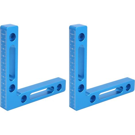 Robuste blaue Winkelklemme, Winkelpositionierer, hochhartes, korrosionsbeständiges Holz, 2-teiliges Set für den Heimgebrauch (1/4)