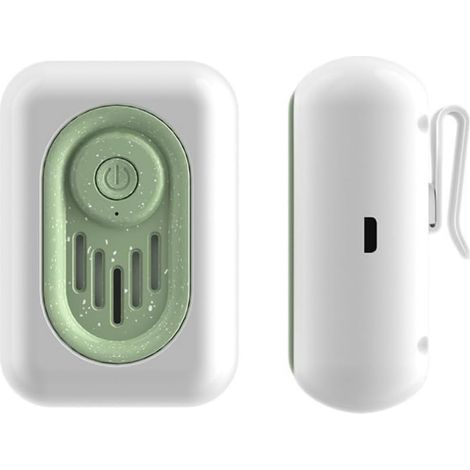Lntyq Désodorisant pour réfrigérateur, éliminateur d'odeurs de réfrigérateur, rechargeable par USB, réutilisable, petit purificateur d'air à l'ozone pour réfrigérateur, chaussures, placard, voiture, a (1/5)