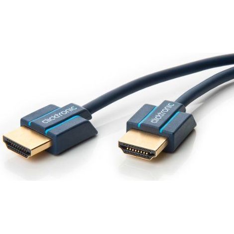 ClickTronic 70705 cable HDMI 3 m HDMI tipo A (Estándar) Azul (1/5)