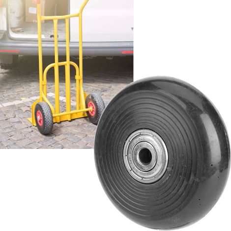 Roulettes à roulement 608ZZ en polyuréthane 64x19x6 mm pour chariots de transport portes quincaillerie (1/5)