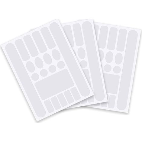 Lot de 3 films de protection pour cadre de vélo - Autocollant carbone - Protection de la peinture - Autocollant pour cadre de vélo (1/5)