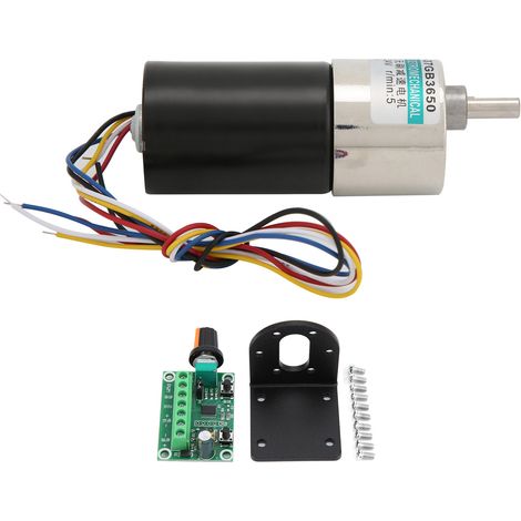 Moteur sans balais 24V avec régulateur de vitesse basse, support pour machine-outil CNC XD-37GB36505 tr/min (1/5)
