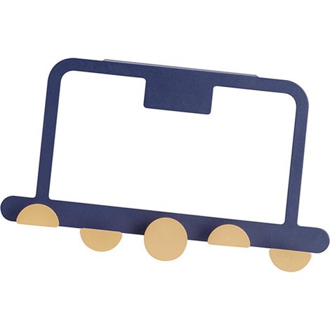 Crochets de porte serviettes pour éviter les rayures, crochets vêtements robustes pour salle de bain, en fer, adhésifs, cuisine (bleu) (1/5)