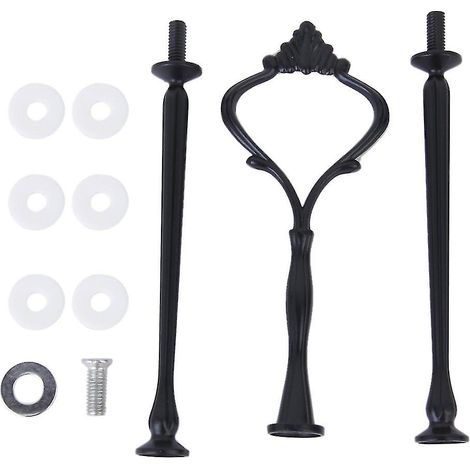 CREA 3 niveaux couronne-motif gâteau Cupcake plaque support présentoir poignée raccords (1/5)