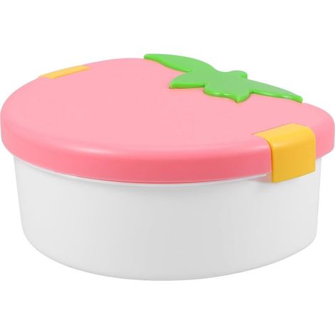 Boîte à bento IMIKEYA, forme de fraise pratique, rose, légère et (1/5)